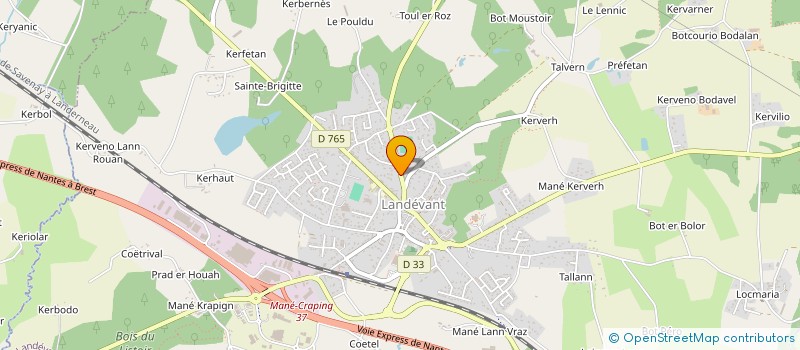 localisation de l'entreprise MADAME EMMANUELLE CHATILLON  LANDEVANT