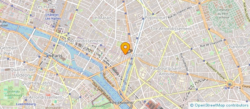 localisation de l'entreprise MADAME EMMANUELLE CHAUVEAU  PARIS