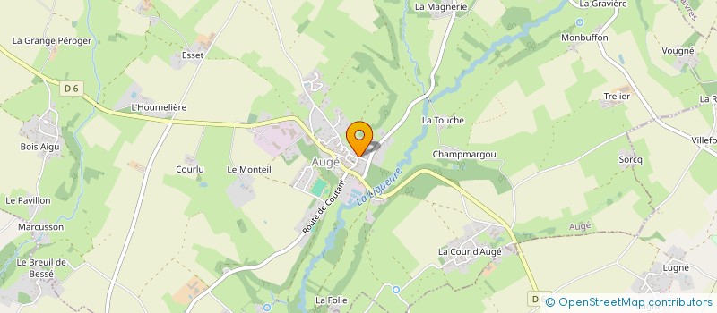 localisation de l'entreprise MADAME EMMANUELLE CHAUVEAU  AUGE