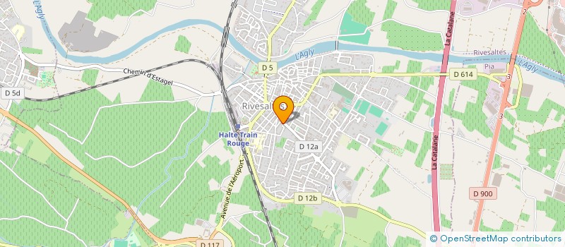 localisation de l'entreprise MADAME EMMANUELLE CHAZEL  RIVESALTES