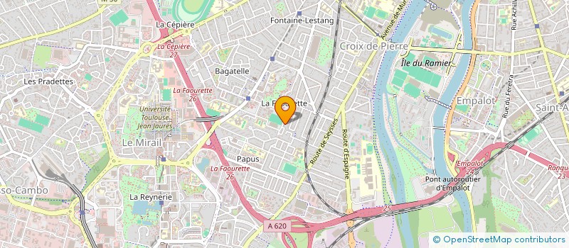 localisation de l'entreprise MADAME EMMANUELLE CHERROU  TOULOUSE