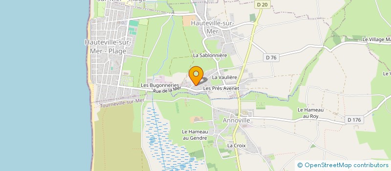 localisation de l'entreprise MADAME EMMANUELLE CHESNEAU  HAUTEVILLE-SUR-MER