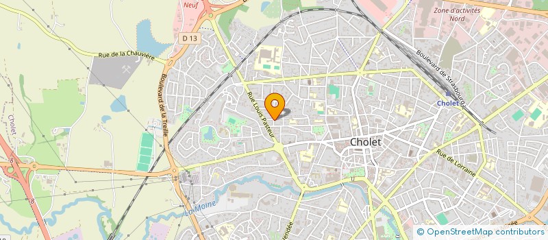 localisation de l'entreprise MADAME EMMANUELLE CHEVOLLEAU à CHOLET