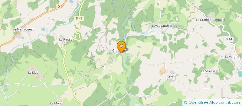 localisation de l'entreprise MADAME EMMANUELLE CHEVRIER à NAILLAT