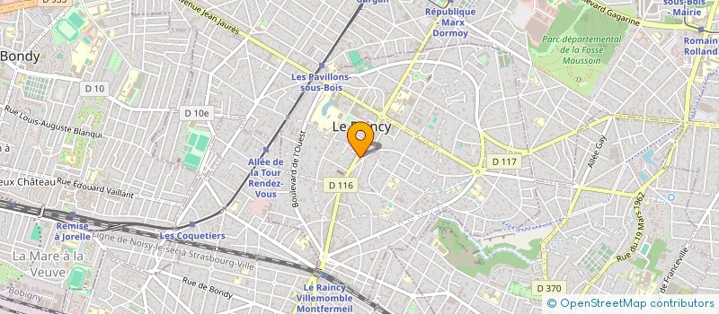 localisation de l'entreprise MADAME EMMANUELLE CHIAPPINI  LE RAINCY