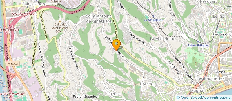 localisation de l'entreprise MADAME EMMANUELLE CHILLAUD à NICE