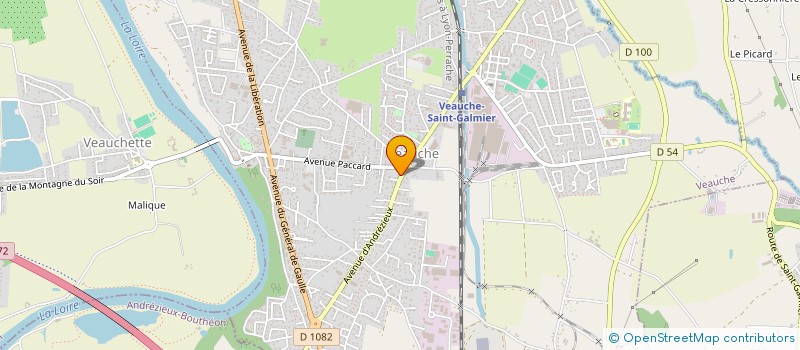 localisation de l'entreprise MADAME EMMANUELLE CHOSSIS  VEAUCHE