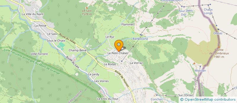 localisation de l'entreprise MADAME EMMANUELLE CLARA BOUVET  CHATEL