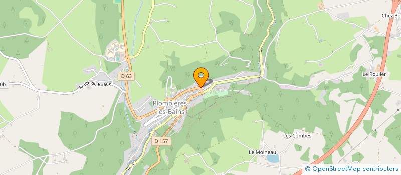 localisation de l'entreprise MADAME EMMANUELLE CLAUDE  PLOMBIERES-LES-BAINS