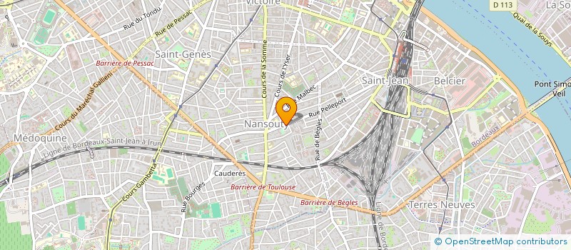 localisation de l'entreprise MADAME EMMANUELLE CLAVET  BORDEAUX