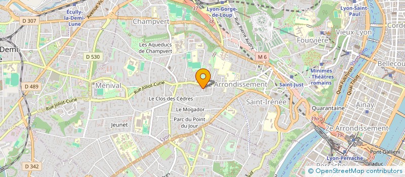 localisation de l'entreprise MADAME EMMANUELLE CLERGUE à LYON 5EME