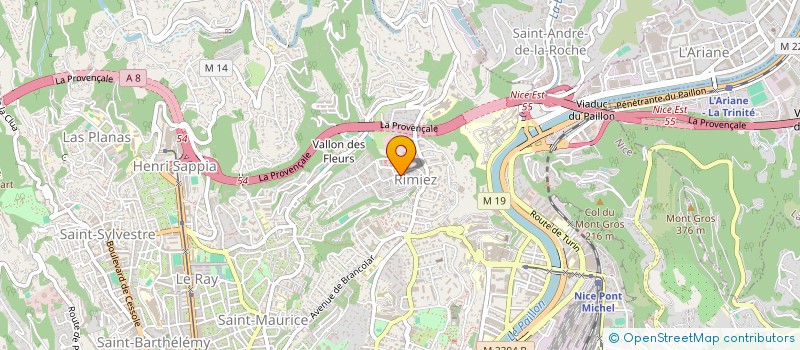 localisation de l'entreprise MADAME EMMANUELLE COHEN  NICE