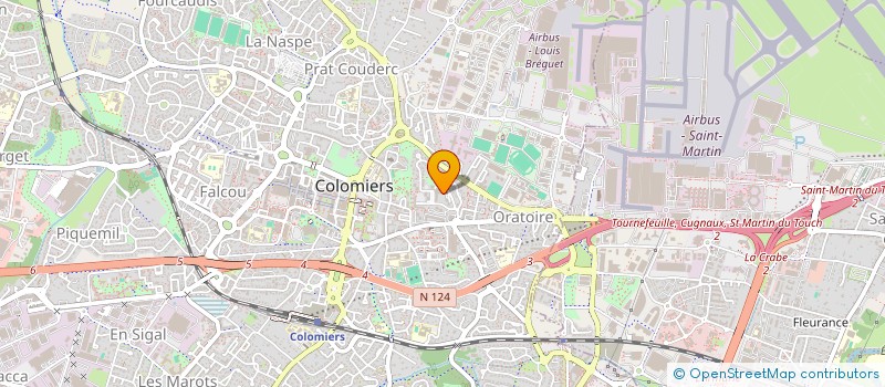 localisation de l'entreprise MADAME EMMANUELLE COLL à COLOMIERS