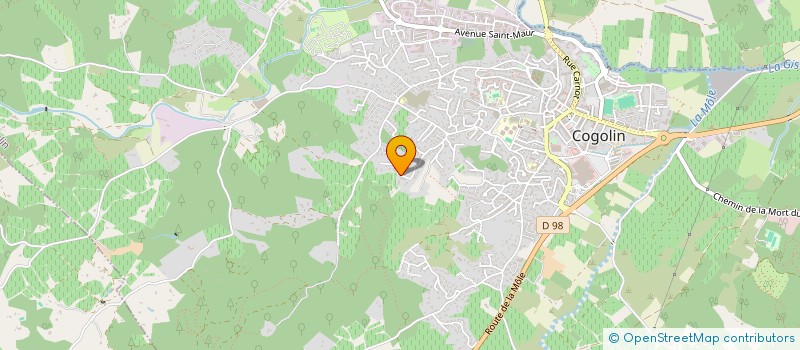 localisation de l'entreprise MADAME EMMANUELLE COLLET  COGOLIN