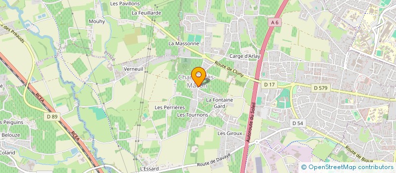 localisation de l'entreprise MADAME EMMANUELLE COMBIER  CHARNAY-LES-MACON