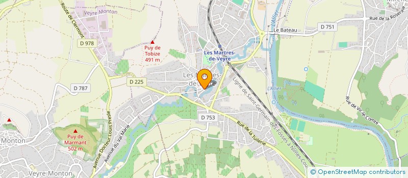 localisation de l'entreprise MADAME EMMANUELLE COPIGNY  SAINT-AMANT-TALLENDE