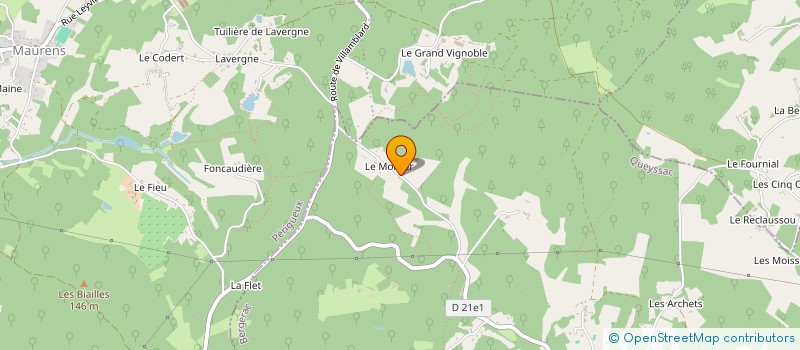 localisation de l'entreprise MADAME EMMANUELLE COQUEL  SAINT JEAN D'ESTISSAC