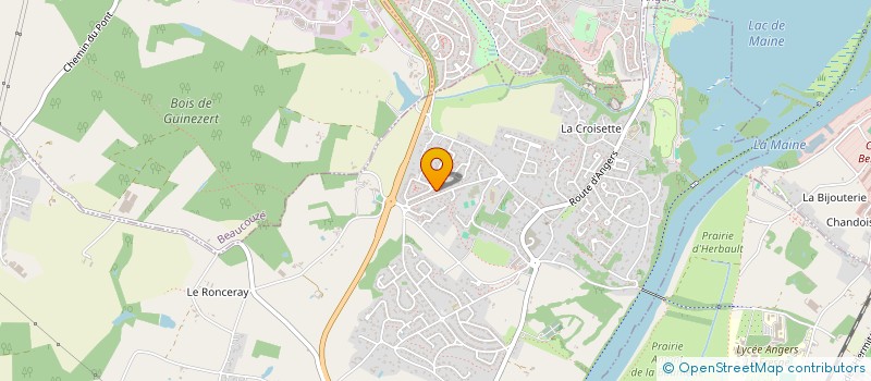 localisation de l'entreprise MADAME EMMANUELLE COQUEREAU à BOUCHEMAINE