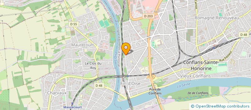 localisation de l'entreprise MADAME EMMANUELLE CORCOS  CONFLANS-SAINTE-HONORINE