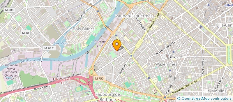localisation de l'entreprise MADAME EMMANUELLE CORDONNIER à LILLE