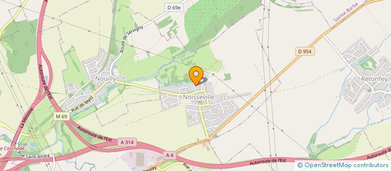 localisation de l'entreprise MADAME EMMANUELLE CORNET  NOISSEVILLE