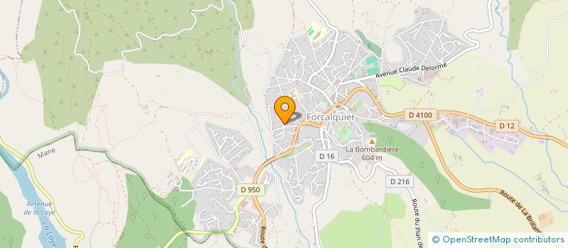 localisation de l'entreprise MADAME EMMANUELLE COUFFON à FORCALQUIER