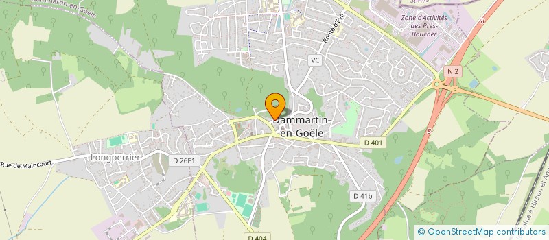 localisation de l'entreprise MADAME EMMANUELLE COUTANT  DAMMARTIN-EN-GOELE