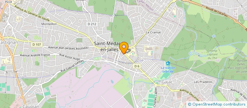 localisation de l'entreprise MADAME EMMANUELLE COUTREAU  SAINT-MEDARD-EN-JALLES