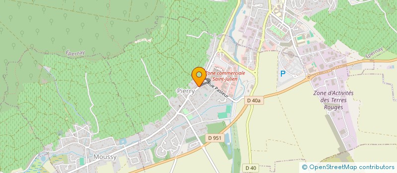 localisation de l'entreprise MADAME EMMANUELLE CRETE  MOSLINS