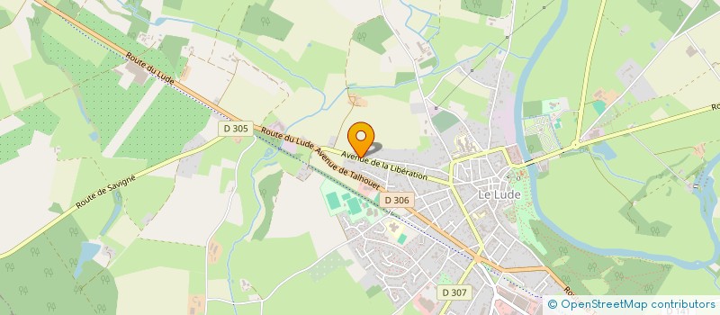 localisation de l'entreprise MADAME EMMANUELLE CUREAU  LE LUDE