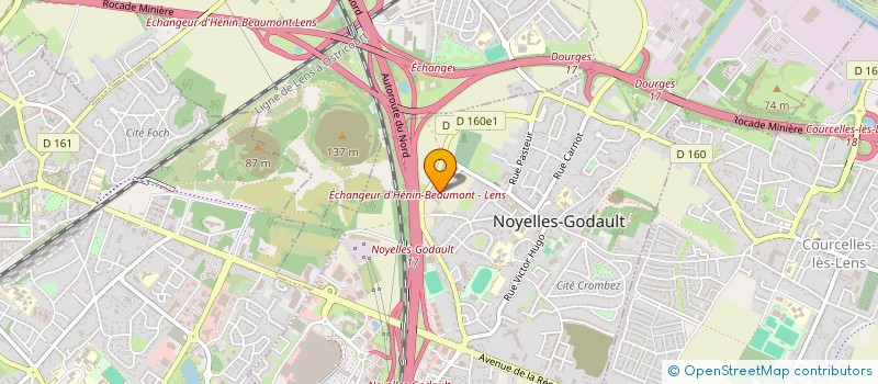 localisation de l'entreprise MADAME EMMANUELLE DACQUIGNY  NOYELLES-GODAULT