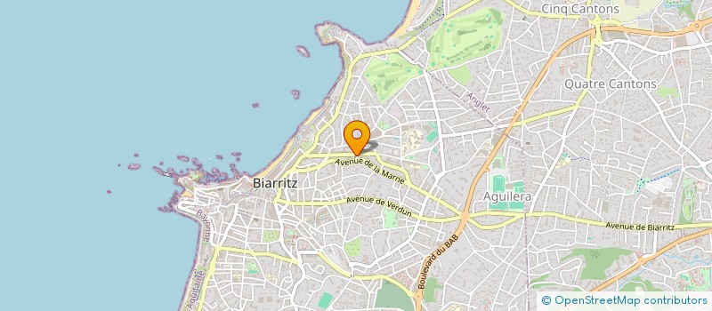 localisation de l'entreprise MADAME EMMANUELLE DARRIGRAND à BIARRITZ