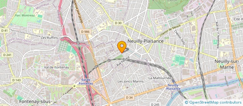 localisation de l'entreprise MADAME EMMANUELLE DAVIS à NEUILLY-PLAISANCE