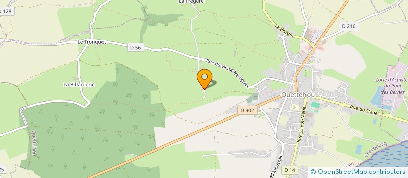 localisation de l'entreprise MADAME EMMANUELLE DE GOLMARD  QUETTEHOU