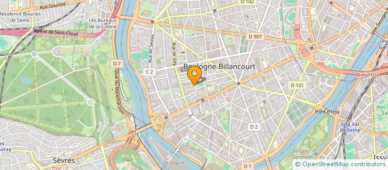 localisation de l'entreprise MADAME EMMANUELLE DE LOUBENS à BOULOGNE-BILLANCOURT