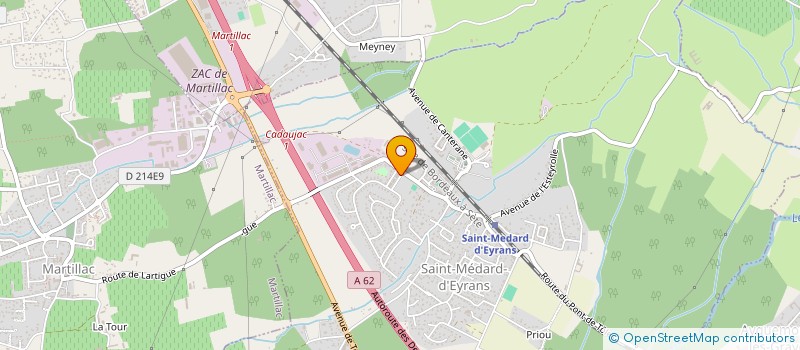 localisation de l'entreprise MADAME EMMANUELLE DE MARCHI  SAINT-MEDARD-D'EYRANS
