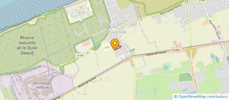 localisation de l'entreprise MADAME EMMANUELLE DELAPLACE  ZUYDCOOTE