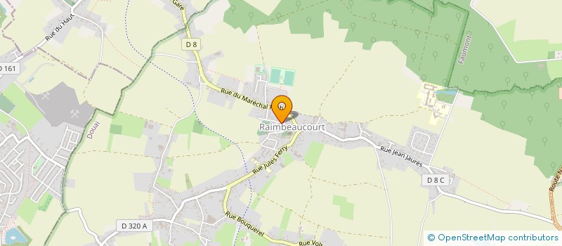 localisation de l'entreprise MADAME EMMANUELLE DELARUE  RAIMBEAUCOURT