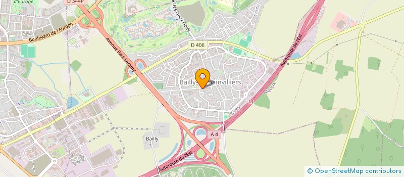 localisation de l'entreprise MADAME EMMANUELLE DELAY  BAILLY-ROMAINVILLIERS