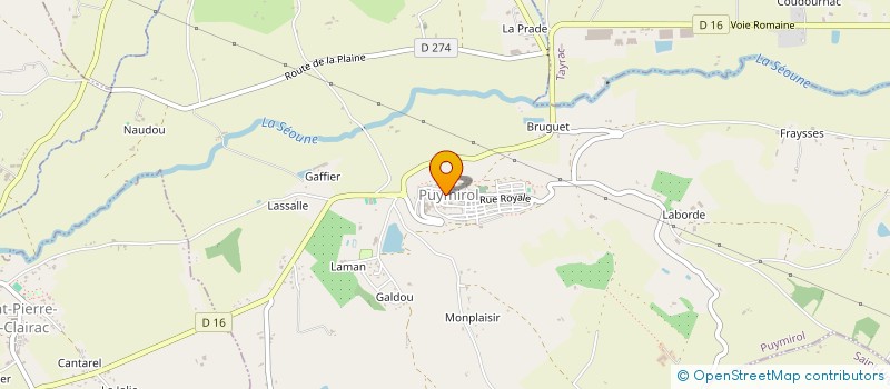 localisation de l'entreprise MADAME EMMANUELLE DELCROS  PUYMIROL