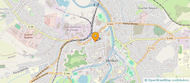 localisation de l'entreprise MADAME EMMANUELLE DELESALLE à VERDUN