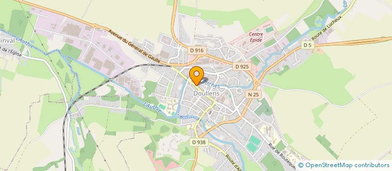 localisation de l'entreprise MADAME EMMANUELLE DELEU à DOULLENS