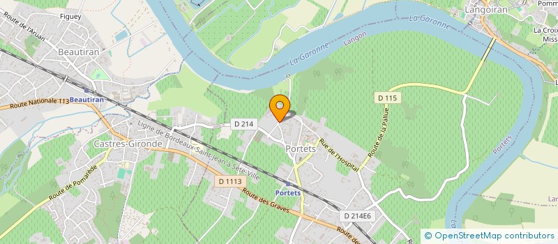 localisation de l'entreprise MADAME EMMANUELLE DELISEE  PORTETS