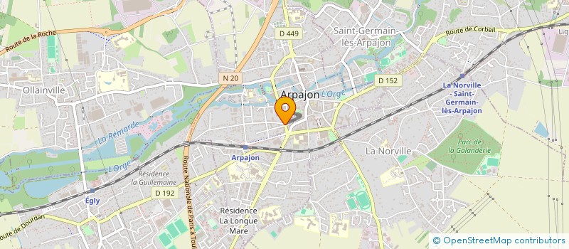 localisation de l'entreprise MADAME EMMANUELLE DELPLANQUE à ARPAJON