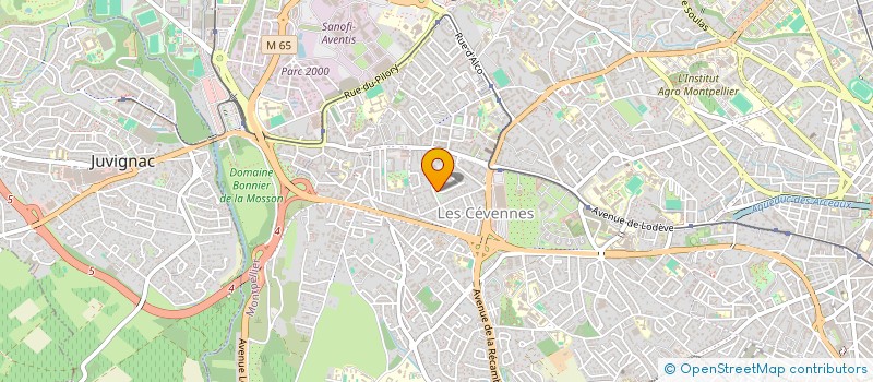 localisation de l'entreprise MADAME EMMANUELLE DELRIEU à MONTPELLIER