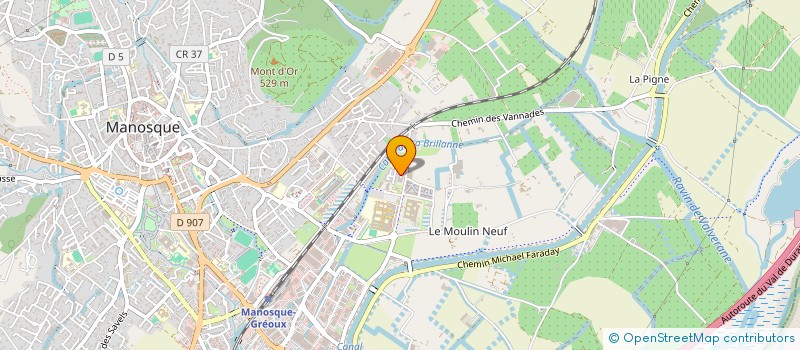 localisation de l'entreprise MADAME EMMANUELLE DELRIEU à MANOSQUE