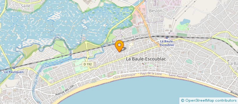 localisation de l'entreprise MADAME EMMANUELLE DEMOLIN à LA BAULE-ESCOUBLAC