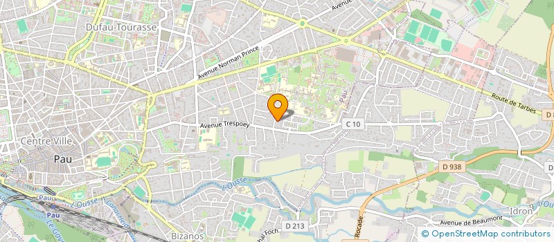 localisation de l'entreprise MADAME EMMANUELLE DEMOULIN à PAU