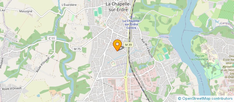 localisation de l'entreprise MADAME EMMANUELLE DENIS à LA CHAPELLE-SUR-ERDRE