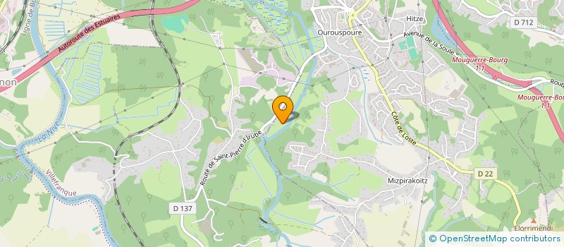 localisation de l'entreprise MADAME EMMANUELLE DENIS  SAINT-PIERRE-D'IRUBE